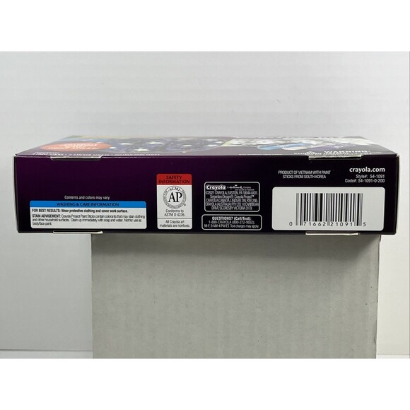 Crayola Pumpkin Painting Kit with Paint Sticks and Stickers No Carve Kids Craft - Picture 7 of 7